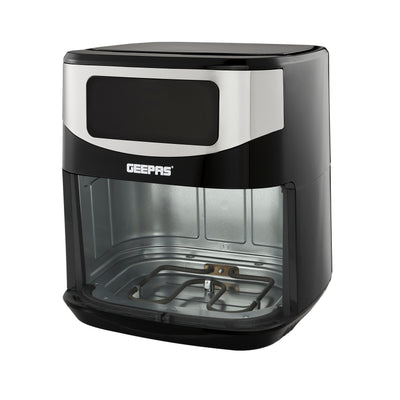 Geepas GAF37524 Digital Double Heating Air Fryer | 9.2L | 2150W | LED Touchscreen & 9 Preset Cooking Modes | Double Heating Technology | VORTEX Rapid Air Technology
