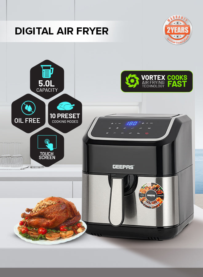 Geepas 5L Digital Air Fryer - GAF37527