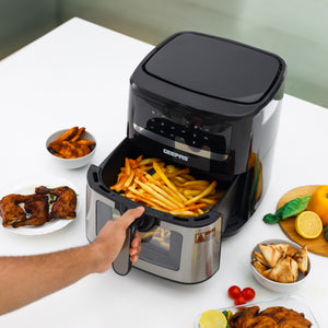 Geepas Air Fryer GAF37544 | 9.2L | Double Heating | 9 Presets
