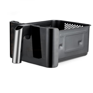 Geepas GAF37548 2800W Dual Basket Digital Air Fryer | 12L Capacity | Dual 6L Baskets| Vortex Rapid Air Technology | 10 Preset Cooking Modes |  Touch Control Panel