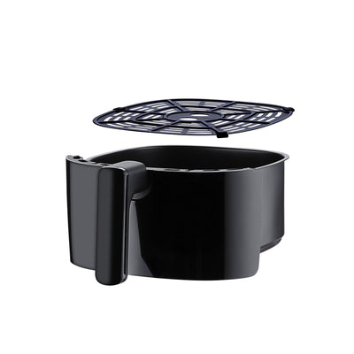 Geepas GAF37550 4 Litre Air Fryer | 1500W Vortex Rapid Air Technology for Faster Cooking| Less Oil Frying | Adjustable Temperature Control |  Family Size Air Fryer