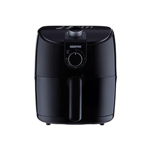 Geepas GAF37550 4 Litre Air Fryer | 1500W Vortex Rapid Air Technology for Faster Cooking| Less Oil Frying | Adjustable Temperature Control |  Family Size Air Fryer