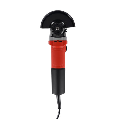 Geepas 115 MM Angle Grinder- GAG4510-240/ 1100 W and 11000 RPM No Load Speed/ Perfect for Home and Business Use/ Long Handle for Comfortable Grip, Ergonomic Design/ Ideal for Metal, Concrete Cutting and Finishing/ Black and Red