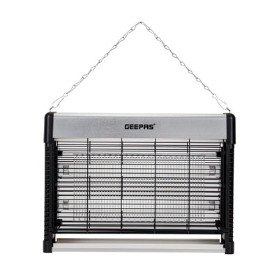 Geepas GBK1133N Electric Insect Killer | 20W UV Bug Zapper with 2x10W Tubes | Pollution-Free, Low Power Consumption| Automatic Pest Control Device | 2 Years Warranty