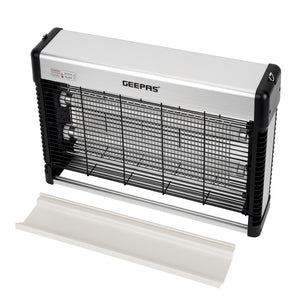 Geepas GBK1133N Electric Insect Killer | 20W UV Bug Zapper with 2x10W Tubes | Pollution-Free, Low Power Consumption| Automatic Pest Control Device | 2 Years Warranty