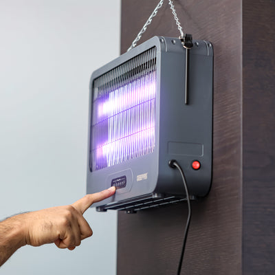 Geepas Mosquito Killer GBK25605 – Remote Control, Double Grid, Protective Net, Low Power, Perfect for Home, Office, Restaurants & Hospitals, 2-Year Warranty