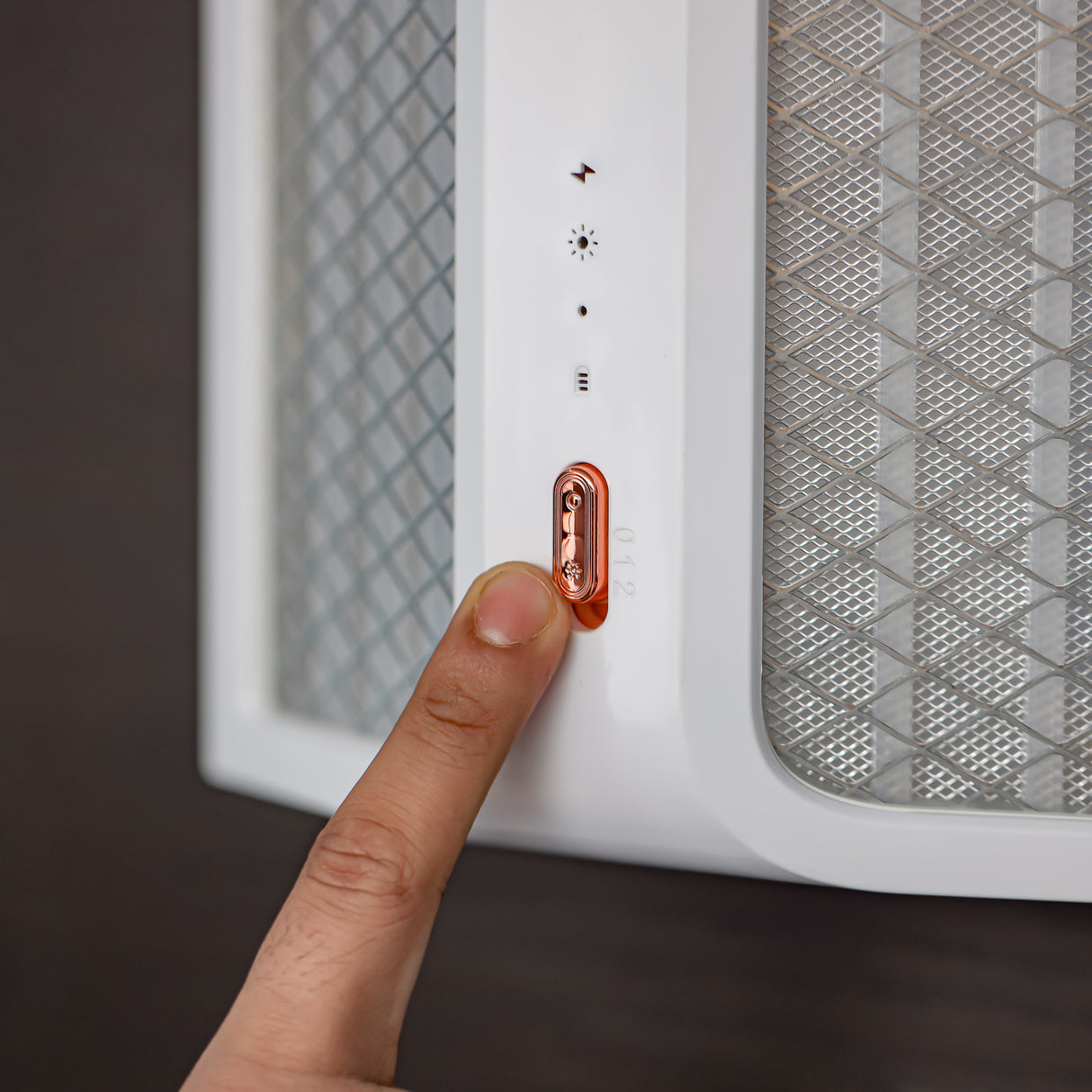 Geepas Rechargeable Mosquito Killer GBK25606 | Dual-Sided Bug & Pest Killer with Protective Net, Auto Voltage Regulation, Low Power Consumption, White, 2-Year Warranty