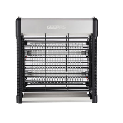 Geepas GBK25609 Electric Insect Killer | 12W UV Tube Mosquito & Fly Killer | Pollution-Free Pest Control | Low Power| No Toxic Fumes| Easy to Clean |2 Years Warranty