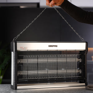 Geepas GBK25619 Electric Insect Killer|30W UV Tube for Mosquito & Fly Control |Odorless & Chemical-Free Operation |Wide Coverage Area |Energy Efficient |2 Years Warranty