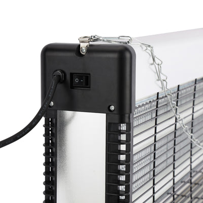 Geepas GBK25620 Electric Insect Killer | 2×20W UV Automatic Fly & Mosquito Killer with Non-Toxic Odourless Operation | Energy-Saving Design | Perfect for Indoor Use