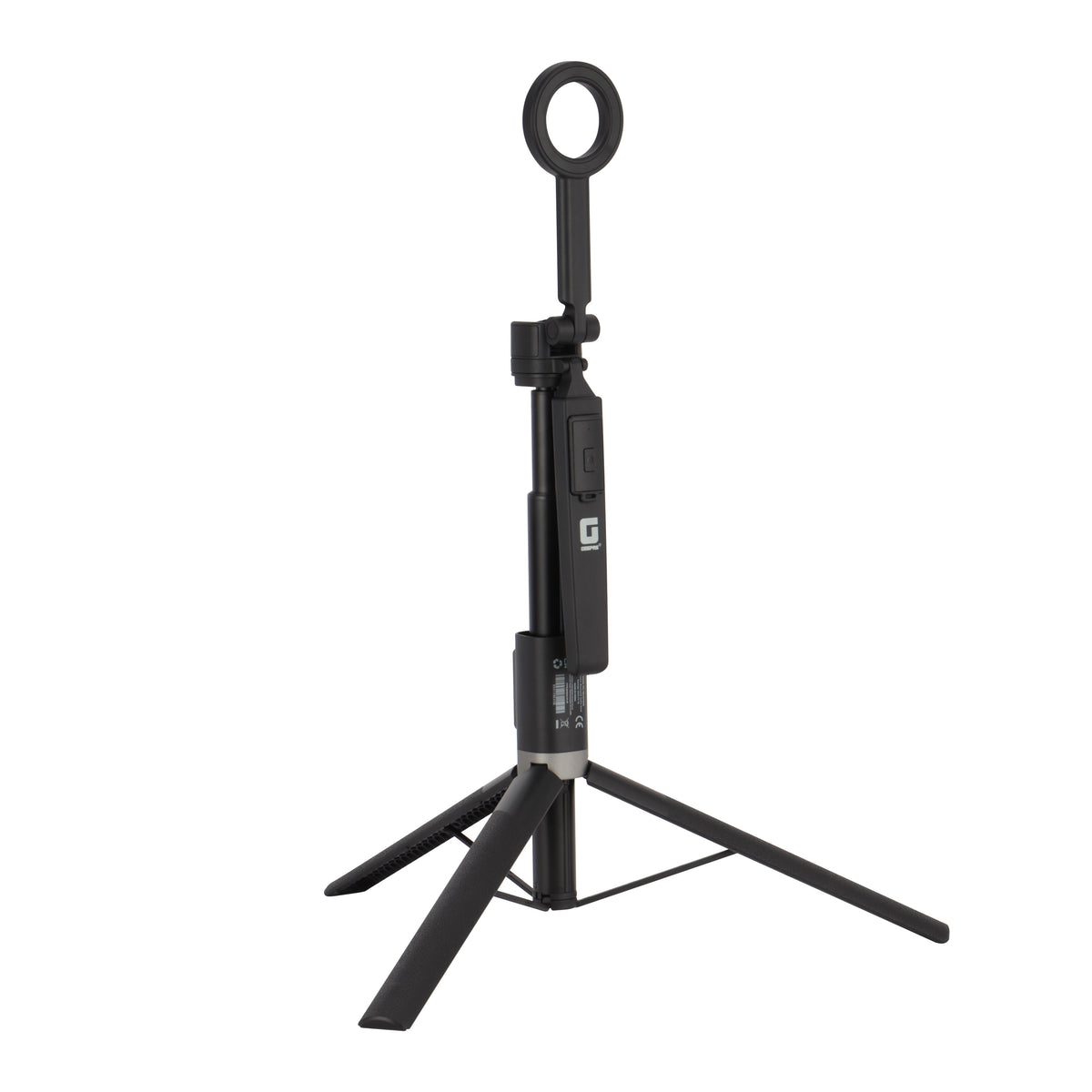 Geepas GBL63119UK  Magnetic Bluetooth Selfie Stick 1.67m | Double-Sided Magnetic Mounting |2-in-1 Handheld and Floor Stand  |360° Pan Rotation | Bluetooth Remote Control