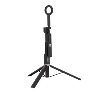 Geepas GBL63119UK  Magnetic Bluetooth Selfie Stick 1.67m | Double-Sided Magnetic Mounting |2-in-1 Handheld and Floor Stand  |360° Pan Rotation | Bluetooth Remote Control