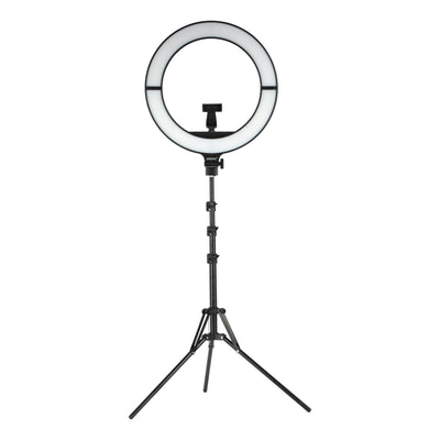 Geepas GBL63121UK 18-Inch Foldable LED Ring Light 50W | 12 Lighting Colours | 7 Special Lighting Modes | 9 Brightness Levels | Soft LED Illumination | Ultra-Thin Design