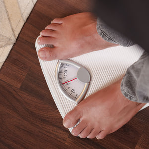 Mechanical Health Scale, 125Kg Capacity, GBS4162 | Analogue Manual Mechanical Weighting Machine for Body Weight Machine | Bathroom Scale, Large Rotating dial for Accuracy