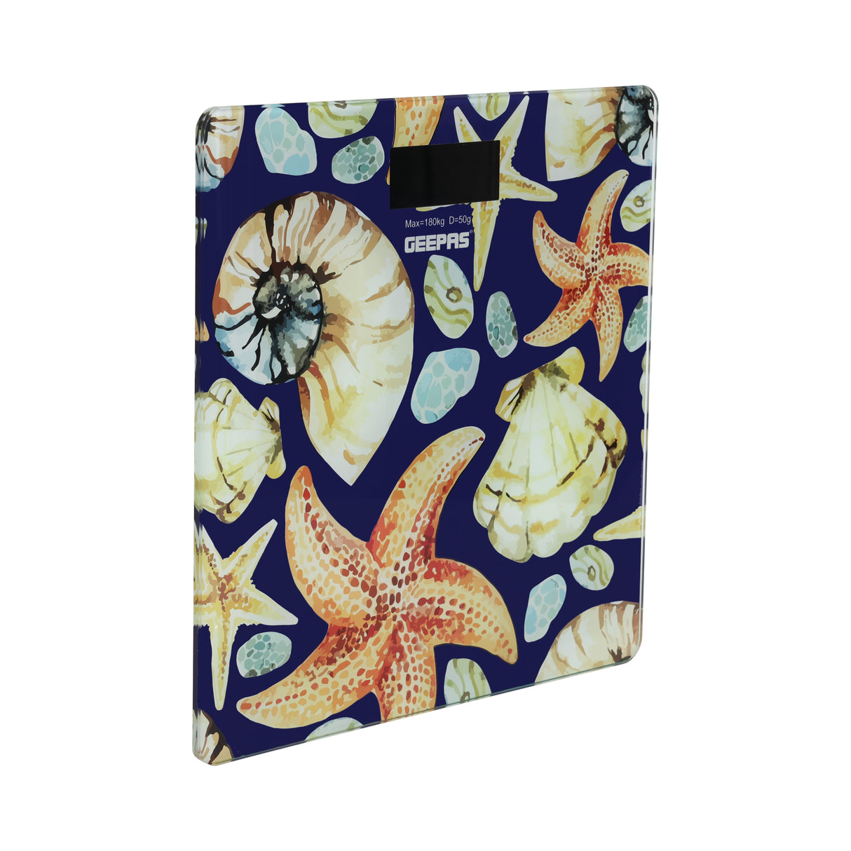 Geepas Digital Body Scale GBS4213 | Smart Digital Weight Scale| 180kg Capacity| Tempered Glass Platform| Multi-Unit Display| Low Battery Indicator | 2 Years Warranty