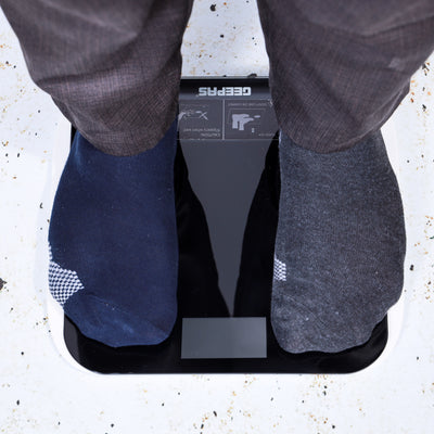Geepas GBS4219 Digital Personal Scale | Super Slim Design | 5mm Tempered Glass | High Precision Strain Gauge Sensor| 180kg Capacity | LCD Display | 2 Years Warranty