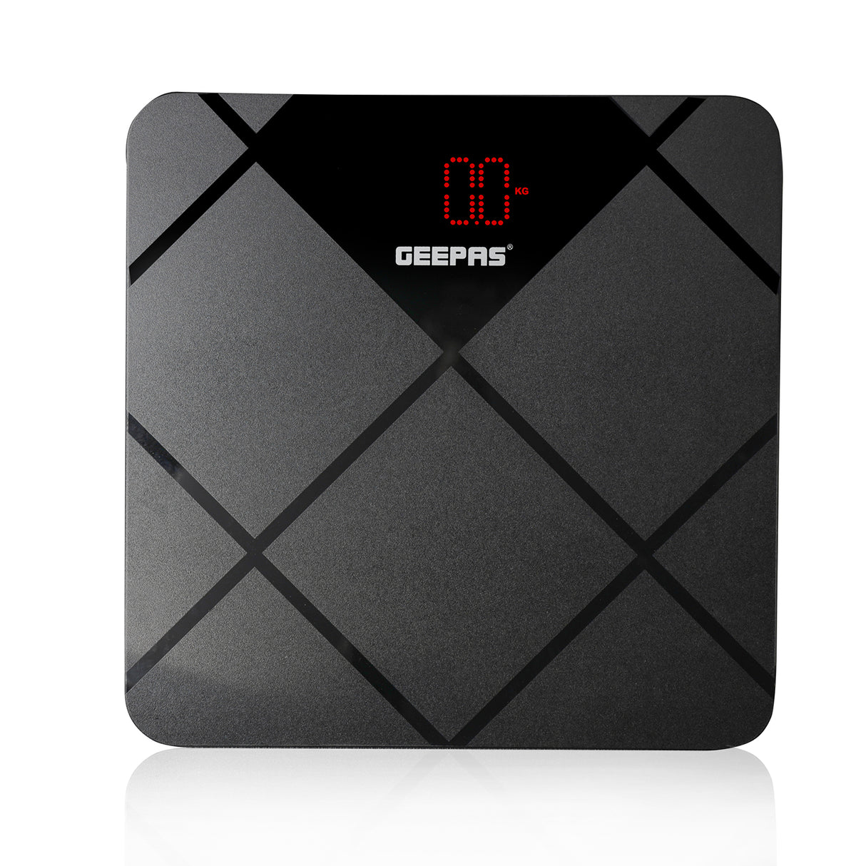 Geepas Digital Body Scale GBS46523UK | 180kg Capacity, High Precision Gauge Sensor, Tempered Glass with ABS Base | Durable, Stylish, Accurate Weighing, 2Year Warranty