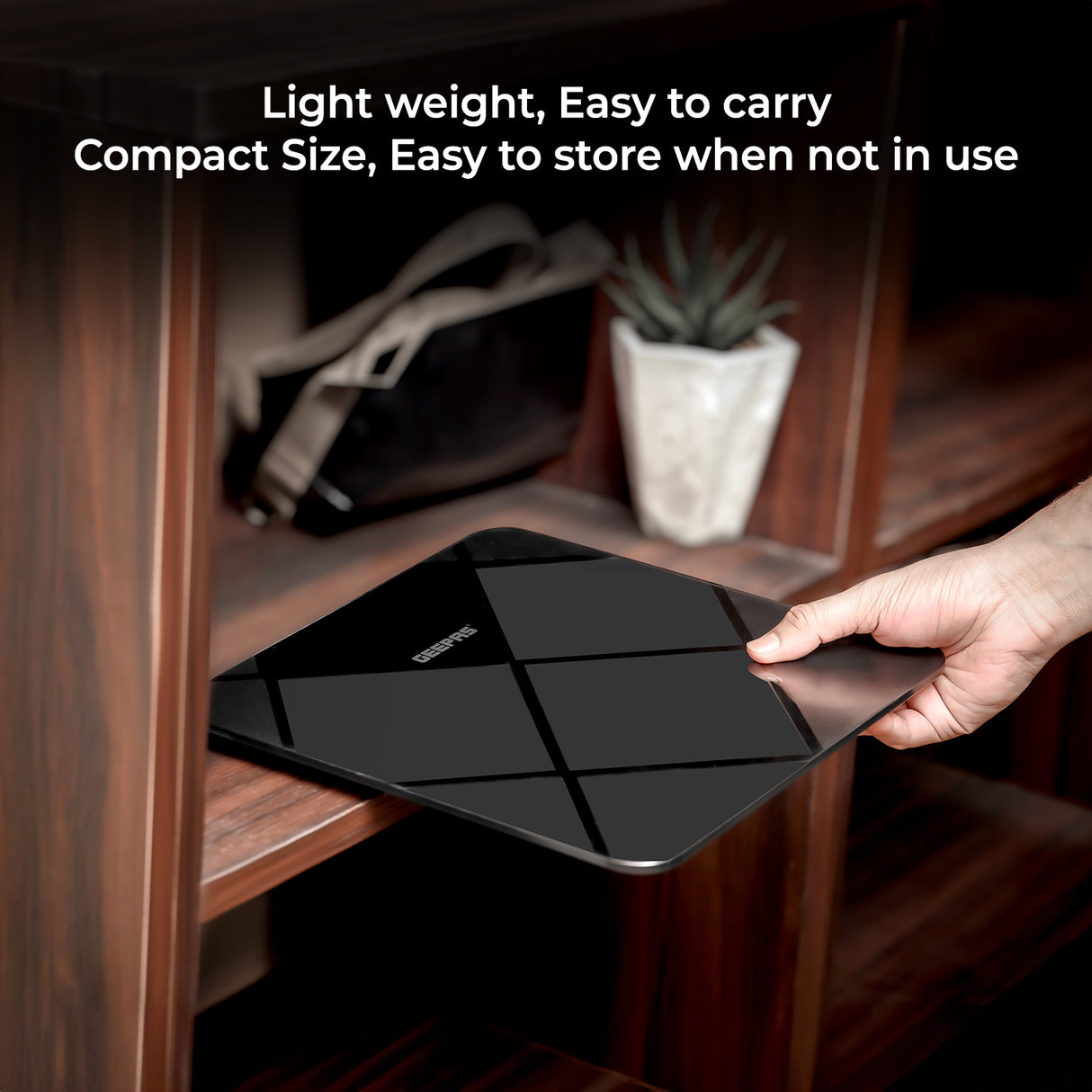 Geepas Digital Body Scale GBS46523UK | 180kg Capacity, High Precision Gauge Sensor, Tempered Glass with ABS Base | Durable, Stylish, Accurate Weighing, 2Year Warranty