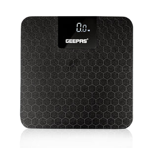 Geepas GBS46524UK Digital Body Scale | High Precision Sensor System | 180kg Capacity, Tempered Glass Top, ABS Base | Multi-Purpose Body Weighing Machine | 2 Year Warranty