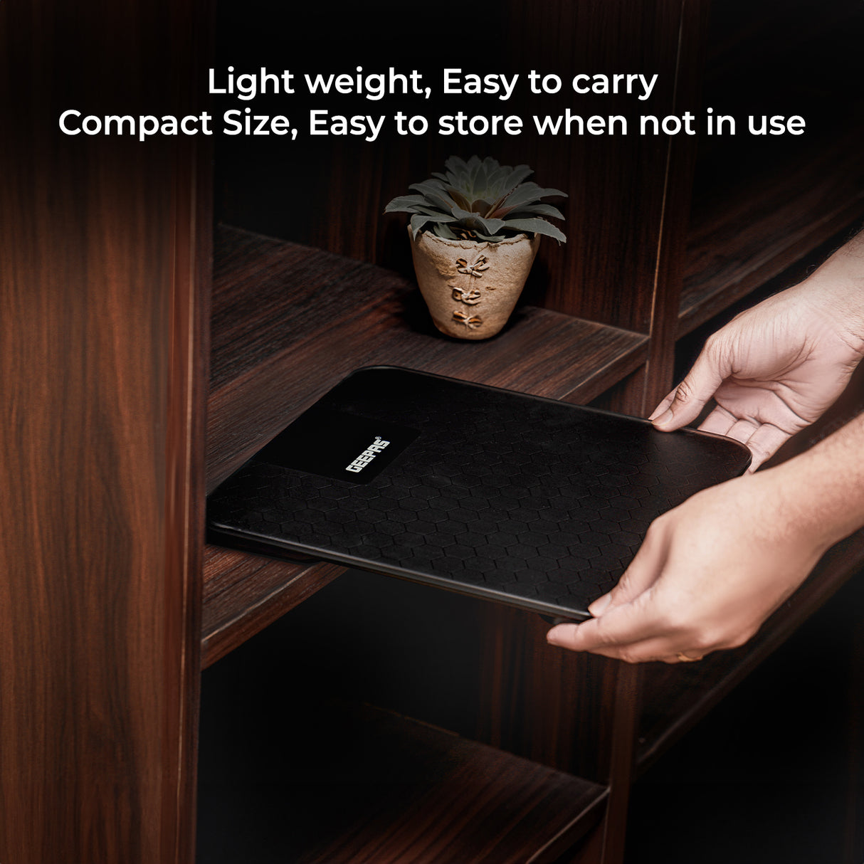 Geepas GBS46524UK Digital Body Scale | High Precision Sensor System | 180kg Capacity, Tempered Glass Top, ABS Base | Multi-Purpose Body Weighing Machine | 2 Year Warranty