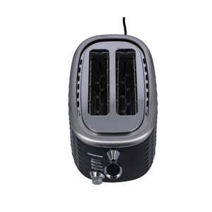 Geepas GBT36536 2-Slice Bread Toaster | 850W Power | 7 Adjustable Browning Levels | Cancel, Defrost & Reheat Functions | Removable Crumb Tray | Cool-Touch Housing