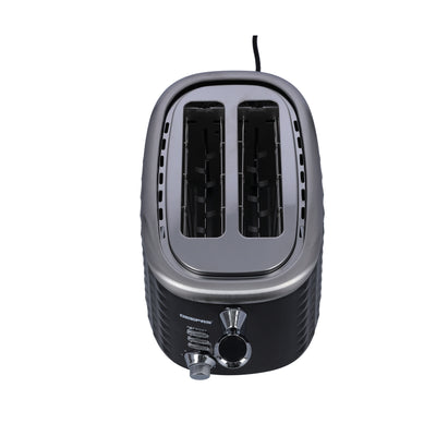 Geepas GBT36536 2-Slice Bread Toaster | 850W Power | 7 Adjustable Browning Levels | Cancel, Defrost & Reheat Functions | Removable Crumb Tray | Cool-Touch Housing