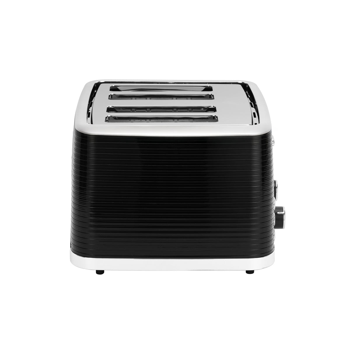 Geepas 4 Slice Bread Toaster- GBT36537N/ Adjustable Browning Control and Removable Crumb Tray, Defrost, Reheat and Cancel Functions/ Perfect for Toasting Different Types Breads