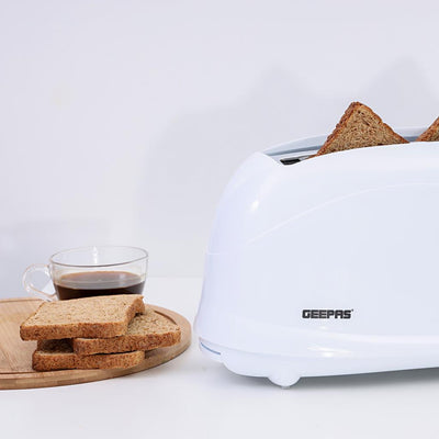 Geepas GBT9895 4-Slice Bread Toaster |1100W Power|  Browning Control Settings| Cancel Function| Removable Crumb Tray| Cord Storage| Heat-Resistant Body|2 Years Warranty