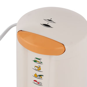 Geepas GC5477 Multi Chopper | 400W Powerful Copper Motor, 0.5L Capacity Bowl, Stainless Steel Double Blades, Safety Lock System | Compact Design, White, 2-Year Warranty