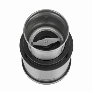 Geepas 2-in-1 Coffee Grinder- GCG41021/ 200W Motor, Durable Wet & Dry Jar, Stainless Steel Housing & Blade/ Ergonomic Grip, Press Down Operation/ 2 Years Warranty
