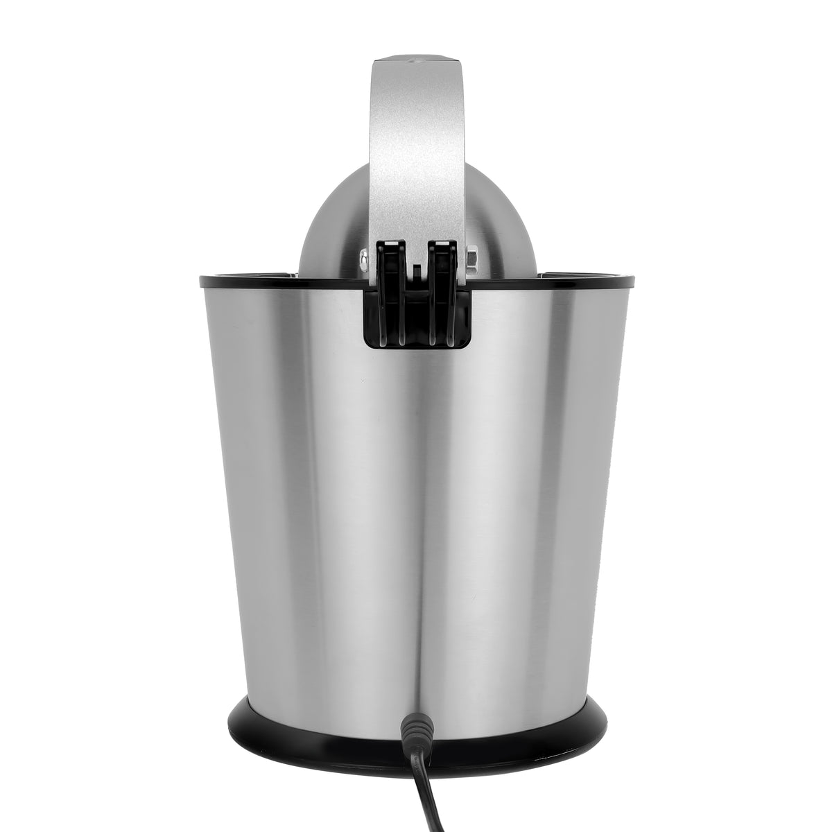 Geepas Stainless Steel Citrus Juicer- GCJ46018| Juicer for Orange Juice, Lemon, and so on| Deluxe Stainless Steel Body with Aluminum Die-Casting Handle, Metallic Silver