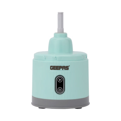 Geepas Rechargeable Citrus Juicer GCJ46019 | 200ml Capacity | USB Charging | Sensor Touch | Wireless Use | Detachable Caps & Cones | Easy Cleaning | 2-Year Warranty