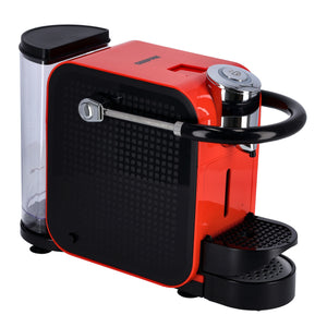 Geepas GCM41509 Capsule Coffee Machine | 1145W Powerful Motor | Nespresso Compatible | Fast Brewing System| One Touch Operation| Compact Design| Easy Cleaning & Durable