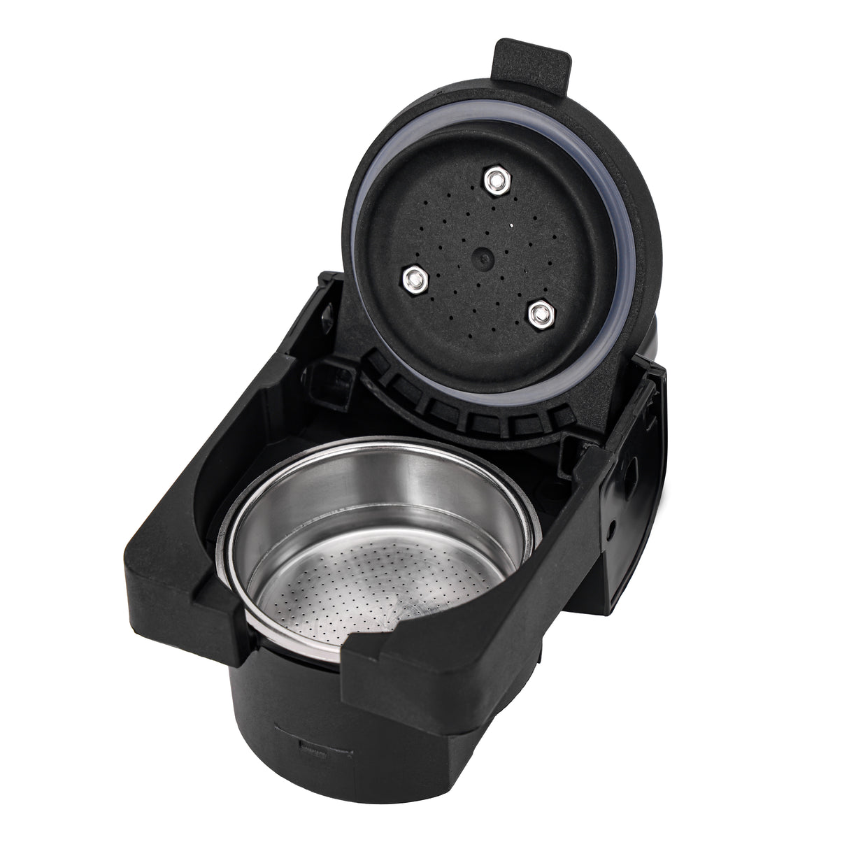 Geepas 4-in-1 Capsule Coffee Machine – GCM41526-BK