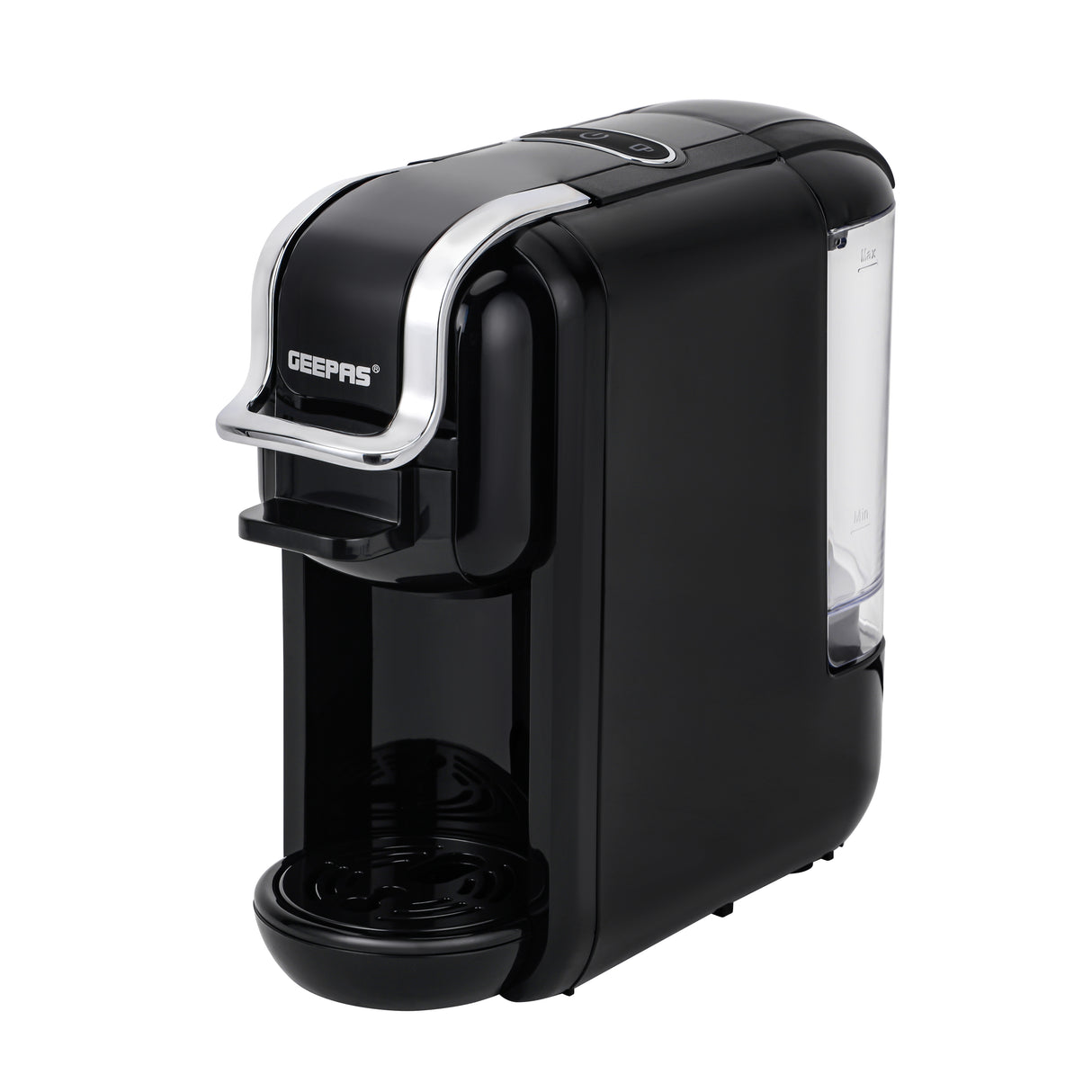 Geepas 4-in-1 Capsule Coffee Machine – GCM41526-BK