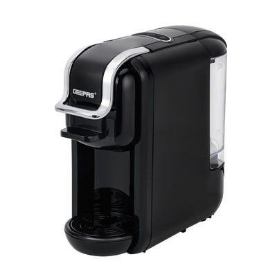 Geepas 4-in-1 Capsule Coffee Machine – GCM41526-BK