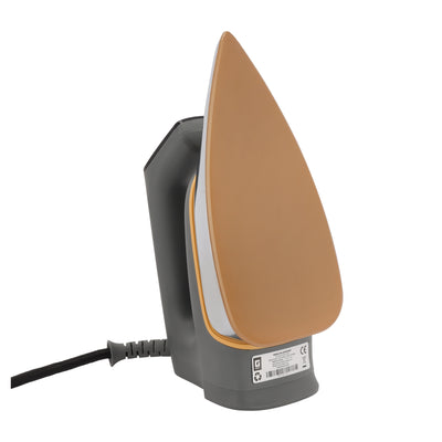 Geepas GDI23016 Ceramic Dry Iron | Adjustable Temperature Control | Non-Stick Ceramic Soleplate | Overheat Protection | Stable Heel Rest |1200W Power for Easy Ironing
