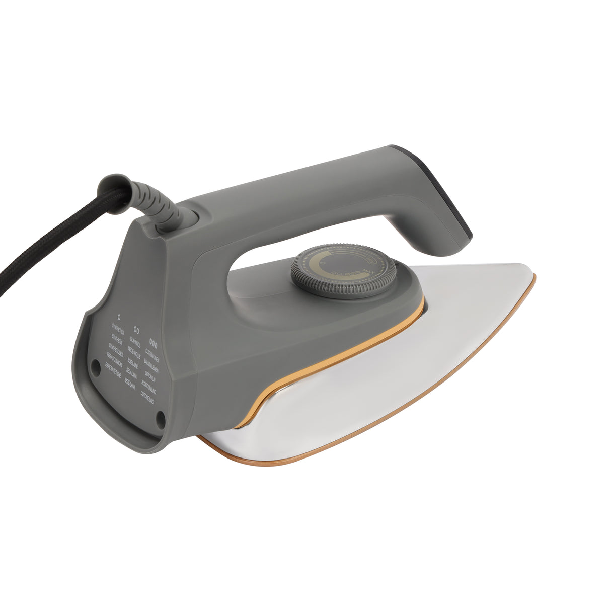 Geepas GDI23016 Ceramic Dry Iron | Adjustable Temperature Control | Non-Stick Ceramic Soleplate | Overheat Protection | Stable Heel Rest |1200W Power for Easy Ironing