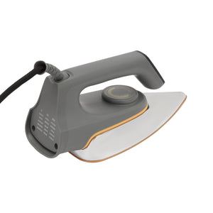 Geepas GDI23016 Ceramic Dry Iron | Adjustable Temperature Control | Non-Stick Ceramic Soleplate | Overheat Protection | Stable Heel Rest |1200W Power for Easy Ironing