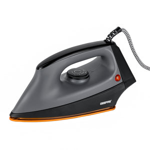 Geepas GDI2748 Heavy Duty Dry Iron | 1200W with Ceramic Coated Soleplate | Auto Cut-Off Thermostat| Adjustable Temperature Control for Safe & Smooth Ironing at Home