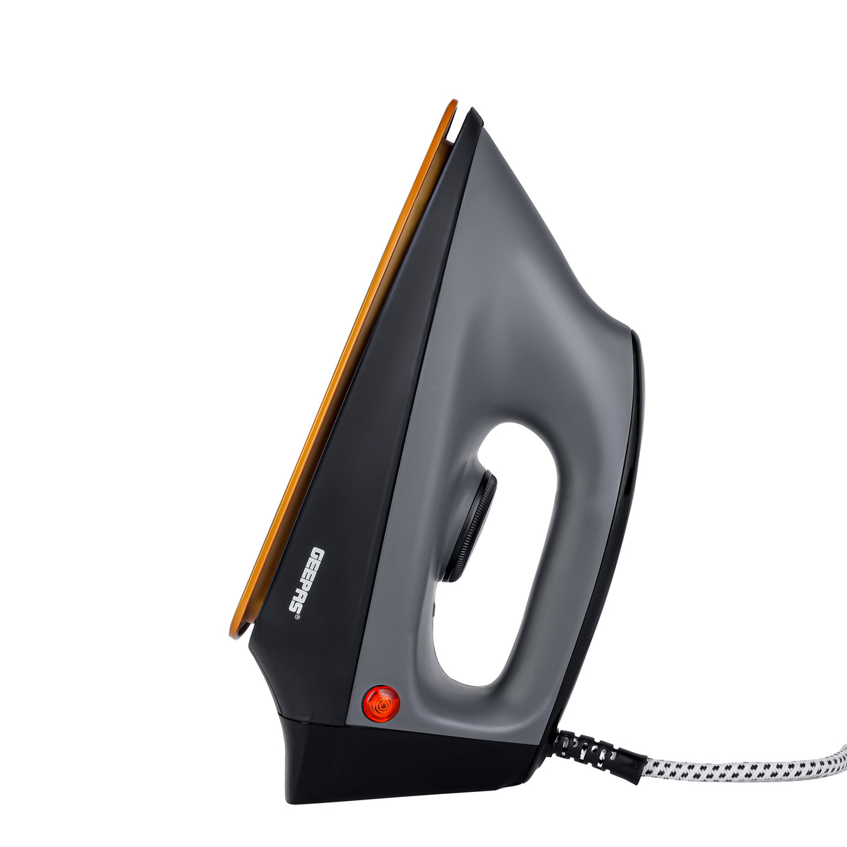 Geepas GDI2748 Heavy Duty Dry Iron | 1200W with Ceramic Coated Soleplate | Auto Cut-Off Thermostat| Adjustable Temperature Control for Safe & Smooth Ironing at Home