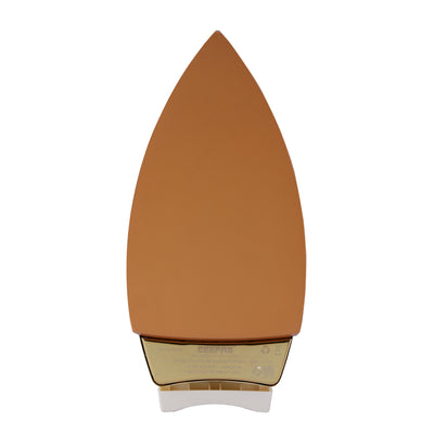 Geepas GDI2750 Automatic Heavy Weight Dry Iron | 1000W Power| Non-Stick Golden Teflon Soleplate| Adjustable Temperature Control | Overheat Protection|  7-Year Warranty