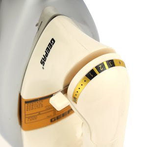 Geepas Automatic Dry Iron GDI2780 | 1200W Heavyweight Iron with 60 Microns Nonstick Golden Teflon Soleplate, Temperature Dial, Safe Handle, All Fabrics, 2Year Warranty