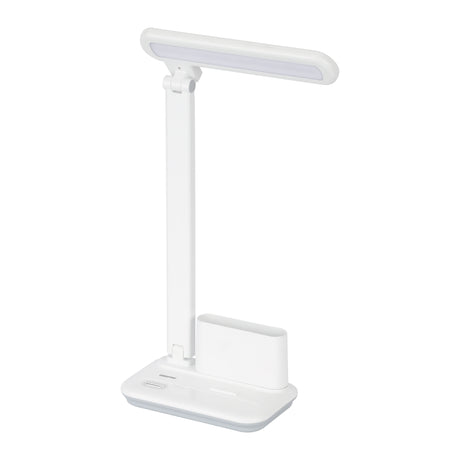 Geepas GDL53039 Rechargeable Desk Lamp | 1200mAh LED Study Lamp |Type-C Charging | 28 High-Brightness LEDs | Adjustable Lamp Head |Storage Base Design | 2-Year  Warranty