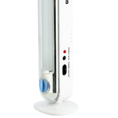 Geepas GE51035 Rechargeable LED Lantern with 30 LEDs| Light Dimmer| 15 Hours Working  Folding Hook & Detachable Stand | Portable Emergency Lighting | 2 Years warranty