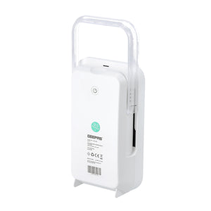 Geepas GE51036 Ultra-Bright Rechargeable Emergency Lantern | 122 High Power LEDs| 4800mAh Lithium Battery| USB Mobile Charging| Up to 8 Hours Runtime| 2 Years Warranty