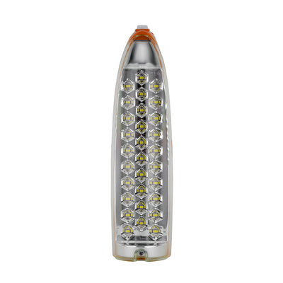 Geepas Rechargeable Emergency Lantern GE51045 | 30 SMD LEDs, 5H Backup, Solar DC Input | Portable, Lightweight with Handle | Ideal for Indoor & Outdoor,  2Year Warranty