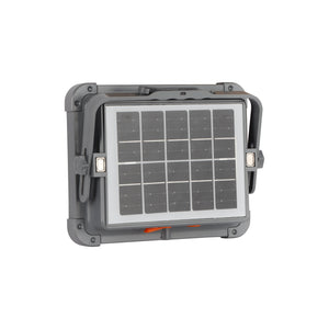 Geepas GE51069 Rechargeable Solar Light | 90 SMD LEDs | Dual USB & Solar Charging| 4800mAh Battery| IP66 Waterproof Design & Multi-Mode Bright Lighting for Outdoor Use