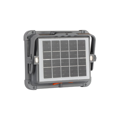 Geepas GE51069 Rechargeable Solar Light | 90 SMD LEDs | Dual USB & Solar Charging| 4800mAh Battery| IP66 Waterproof Design & Multi-Mode Bright Lighting for Outdoor Use