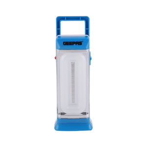 Geepas GE53014 Rechargeable Emergency Lantern| 20 SMD LEDs|1200mAh Battery| Dual Brightness Modes| Portable Handle & 4 Hours Working  | Compact Home & Emergency Light